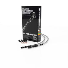 画像をギャラリービューアに読み込む, Goodridge 20-23 Harley-Davidson FLTRK (w/ABS) Black Front Brake Line w/Clear Fitting