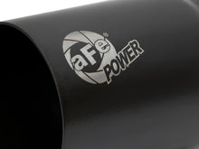 画像をギャラリービューアに読み込む, aFe MACH Force-Xp Universal Exhaust Tip 3-1/2 IN Inlet x 4 IN Outlet x 7 IN L Black Right Side Exit