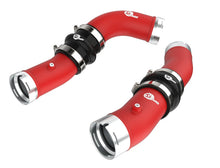 画像をギャラリービューアに読み込む, aFe 2024+ Toyota Tacoma BladeRunner  2.5in &amp; 3in Aluminum Hot &amp; Cold Charge Pipe Kit - Red