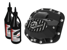 画像をギャラリービューアに読み込む, aFe 18-23 Jeep Wrangler JL Pro Series (Dana M186) Front Diff Cover w/ Oil - Black