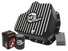 画像をギャラリービューアに読み込む, aFe POWER GM Diesel Trucks 01-10 V8-6.6L (td) Pro Series Engine Oil Pan Black w/ Machined Fins