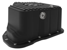 画像をギャラリービューアに読み込む, aFe 011-16 GM Diesel Trucks V8-6.6L LML Engine Oil Pan Black POWER Pro Series w/ Machined Fins