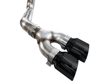 画像をギャラリービューアに読み込む, AWE 21-25 Ford F150 (14th Gen Reg Cab) Cat-Back Exhaust - 4.5in Dual Side Exit Diamond Black Tips