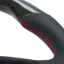 画像をギャラリービューアに読み込む, NRG 12-23 Toyota Tacoma OEM Plus Carbon Fiber Steering Wheel w/ Red Stitch &amp; Red Center Mark