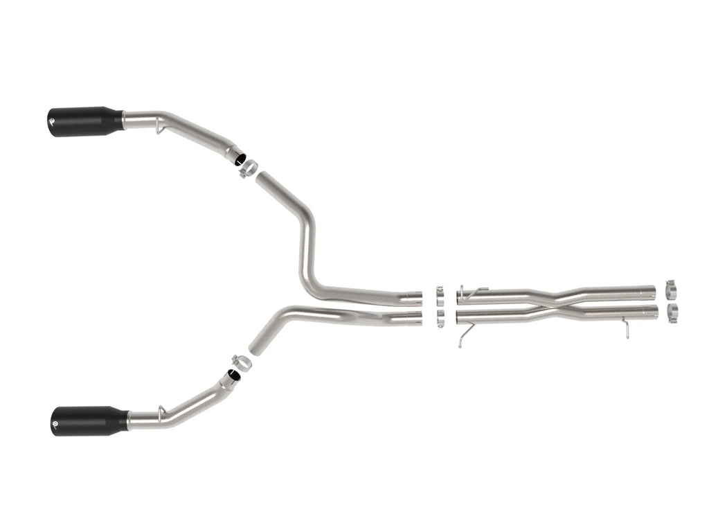 aFe 2025 Dodge RAM 1500 Vulcan Series 304 Stainless Steel Cat-Back Exhaust System w/ Black Tip