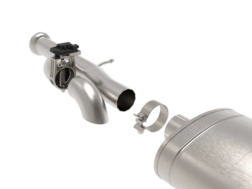 aFe Gemini XV 3in 304 SS Cat-Back Exhaust w/ Cutout 09-18 GM Trucks 4.3L/4.8L/5.3L w/ Black Tips