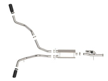 画像をギャラリービューアに読み込む, aFe Gemini XV 3in 304 SS Cat-Back Exhaust w/ Cutout 09-18 GM Trucks 4.3L/4.8L/5.3L w/ Black Tips