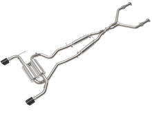画像をギャラリービューアに読み込む, aFe 14-15 Infiniti Q50 (V37) V6 3.7L Takeda 2-1/2in SS Cat-Back Exhaust System w/ Carbon Fiber Tips