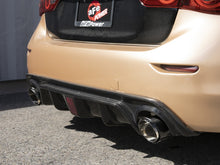 画像をギャラリービューアに読み込む, aFe 14-15 Infiniti Q50 (V37) V6 3.7L Takeda 2-1/2in SS Cat-Back Exhaust System w/ Carbon Fiber Tips