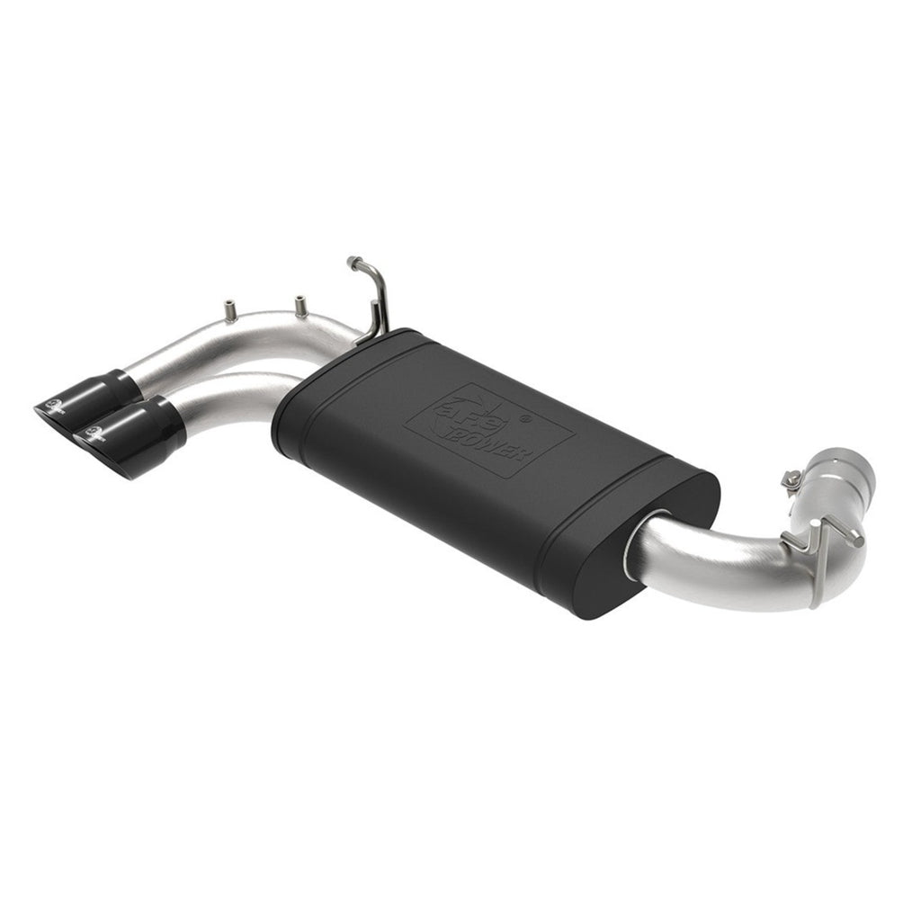 aFe MACH Force-Xp 2-1/2in 304 SS Axle Back Exh w/Black Tips 14-16 BMW 228i (F22/23) L4-2.0L (t) N20