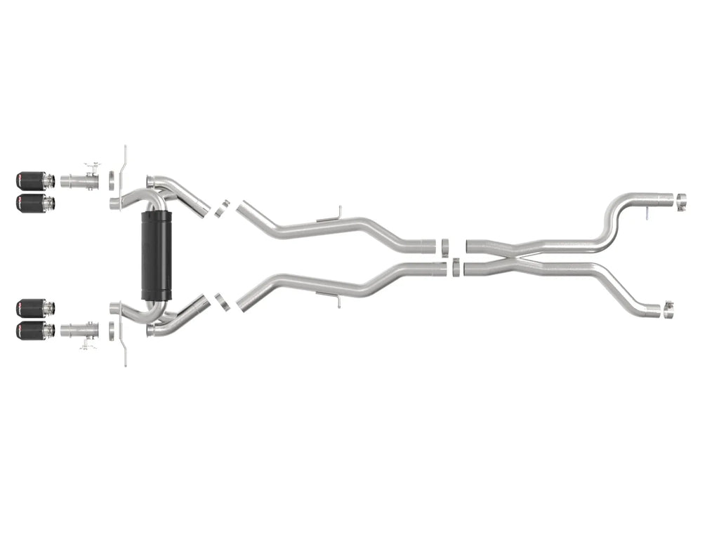 aFe 23-25 BMW M2 L6-3.0L (G87) MACH Force-Xp Cat-Back Exhaust w/ Carbon Fiber Tip