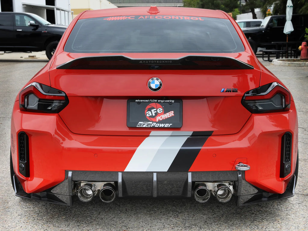 aFe 23-25 BMW M2 L6-3.0L (G87) MACH Force-Xp Cat-Back Exhaust w/ Carbon Fiber Tip