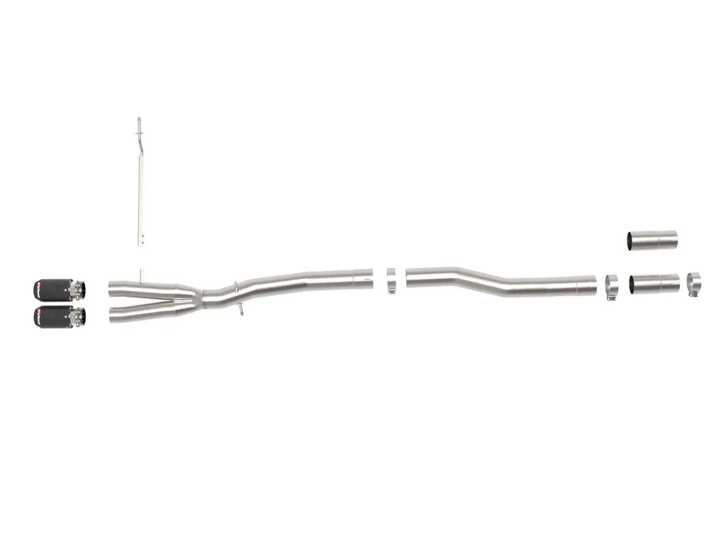aFe 14-24 Mini Cooper S MACH Force-Xp 3in to 2-1/2in 304SS Cat-Back Exhaust w/ Carbon Fiber Tip