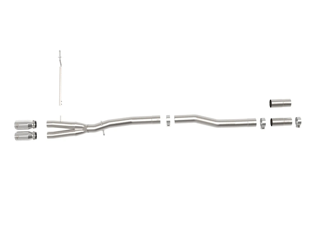 aFe 14-24 Mini Cooper S MACH Force-Xp 3in to 2-1/2in 304SS Cat-Back Exhaust w/ Polished Tip