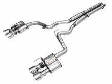 画像をギャラリービューアに読み込む, AWE 2024 Ford Mustang GT Fastback S650 RWD SwitchPath Catback Exhaust w/ Quad Chrome Silver Tips