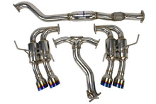 画像をギャラリービューアに読み込む, Invidia 11-14 Subaru WRX / STI Sedan Gemini/R400 Single Layer Quad Titanium Tip Cat-back Exhaust