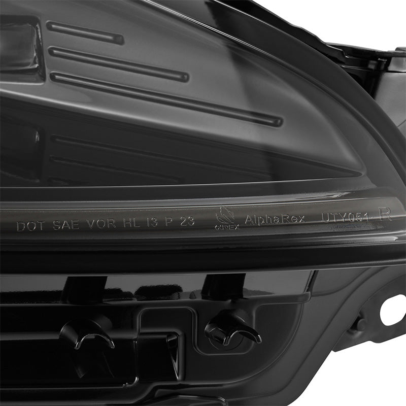 AlphaRex 21-23 Toyota GR86 / Subaru BRZ NOVA-Series LED Projector Headlights - Alpha Black