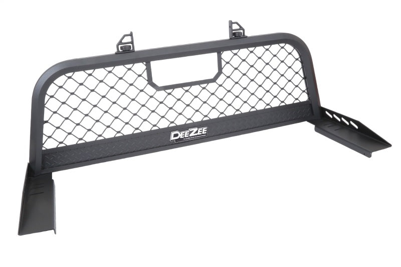 Dee Zee 17-23 Ford SuperDuty Cargo Management Cab Rack - Txt Blk Mesh