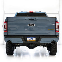 画像をギャラリービューアに読み込む, AWE Tuning 2021+ Ford F-150 Tremor (w/ Bumper Cutouts) 0FG Resonated Cat-Back - Diamond Black Tips