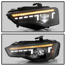 画像をギャラリービューアに読み込む, Spyder 13-17 Audi A5 HID Model Only High-Power Headlight - Black (PRO-YD-AA513HIDAP-SEQGR-BK)