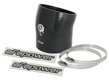 画像をギャラリービューアに読み込む, aFe Magnum FORCE Intake Coupling Kit (4-1/4 IN ID to 3-7/8 IN ID x 17 Deg.) Elbow Coupler - Black
