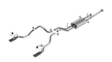 画像をギャラリービューアに読み込む, Borla 07-21 Toyota Tundra w/ Long Bed Cat-Back Touring SS Catback Exhaust w/ Black Chrome Tips