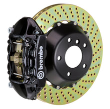 画像をギャラリービューアに読み込む, Brembo 88-91 Testarossa Rear GT BBK 4 Piston Cast 380x28 2pc Rotor Drilled-Black