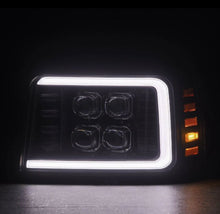 画像をギャラリービューアに読み込む, AlphaRex 92-96 Ford F-Series/Bronco NOVA-Series LED Proj Headlight Bk w/Actv Light SeqSig &amp; SBDRL
