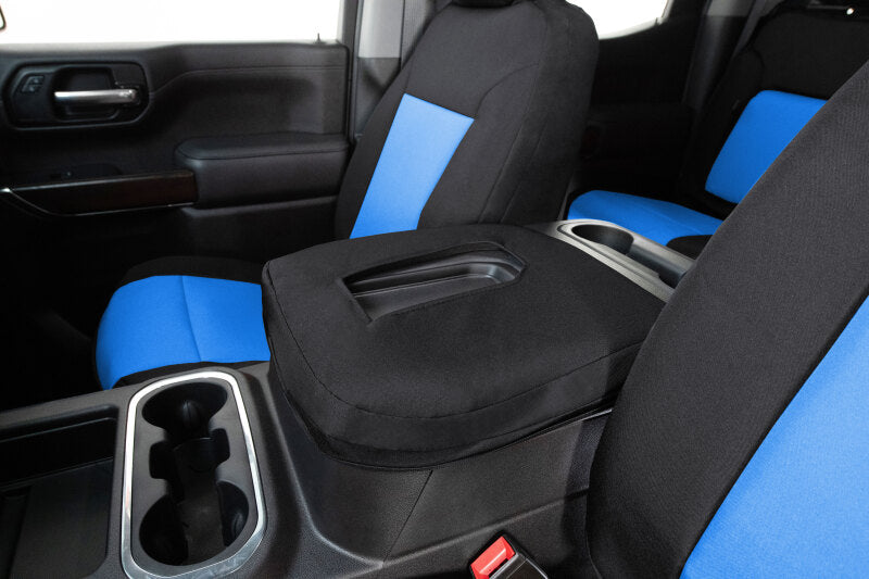 Covercraft 14-21 Toyota Tundra Endura PrecisionFit Custom Second Row Seat Covers - Blue/Black