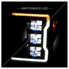 画像をギャラリービューアに読み込む, Spyder Apex 20-22 Ford F250/F350 (Halogen) High-Power LED Headlights - Black PRO-YD-FS20HALAP-SEQ-BK