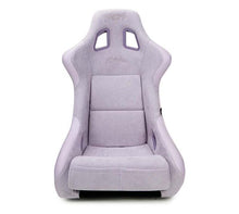 画像をギャラリービューアに読み込む, NRG FRP Bucket Seat (Large) Prisma-Chromatic Lilac Vegan Suede w/ Chameleon back