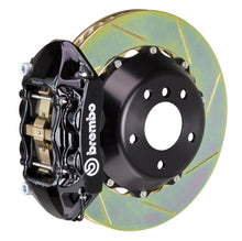画像をギャラリービューアに読み込む, Brembo 05-11 G55/12-18 G63/G65 AMG Rear GT BBK 4 Piston Cast 380x28 2pc Rotor Slotted Type1-Black