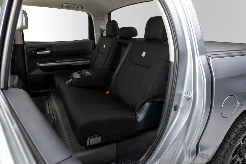 Covercraft 17-24 Nissan Titan Carhartt Super Dux PrecisionFit Custom Second Row Seat Covers - Black