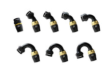 画像をギャラリービューアに読み込む, GReddy AN06 150 DEGREE HOSE END SWIVEL BLACK/GOLD ANODIZED