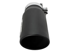 画像をギャラリービューアに読み込む, aFe MACH Force-Xp Universal Exhaust Tip 4 IN Inlet x 5 IN Outlet x 12 IN L- Black Tip