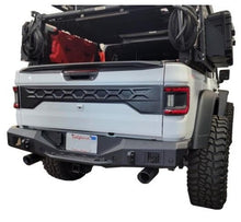 画像をギャラリービューアに読み込む, Go Rhino 20-26 Jeep Gladiator JT Crew Cab Rockline Rear Full Width Bumper - Tex. Blk