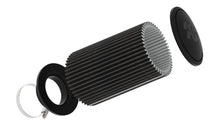 画像をギャラリービューアに読み込む, K&amp;N Universal Clamp-On Air Filter 3-1/2in Flange ID 6in Base 5-1/4in Top 9in Height