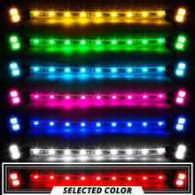 画像をギャラリービューアに読み込む, XK Glow Tube Single Color Underglow LED Accent Light Car/Truck Kit Red - 8x24In