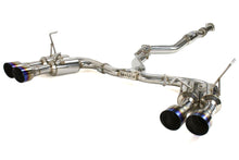 画像をギャラリービューアに読み込む, Invidia 11-14 Subaru WRX / STI Sedan Gemini/R400 Single Layer Quad Titanium Tip Cat-back Exhaust