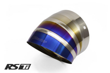 画像をギャラリービューアに読み込む, GReddy Burnt Titanium Turndown Tip 115mm Diameter 150mm Length (for Revolution RS / RS-TI / RS-Race)