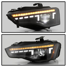 画像をギャラリービューアに読み込む, Spyder 13-17 Audi A5 HID Model Only High-Power Headlight - Black (PRO-YD-AA513HIDAP-SEQGR-BK)