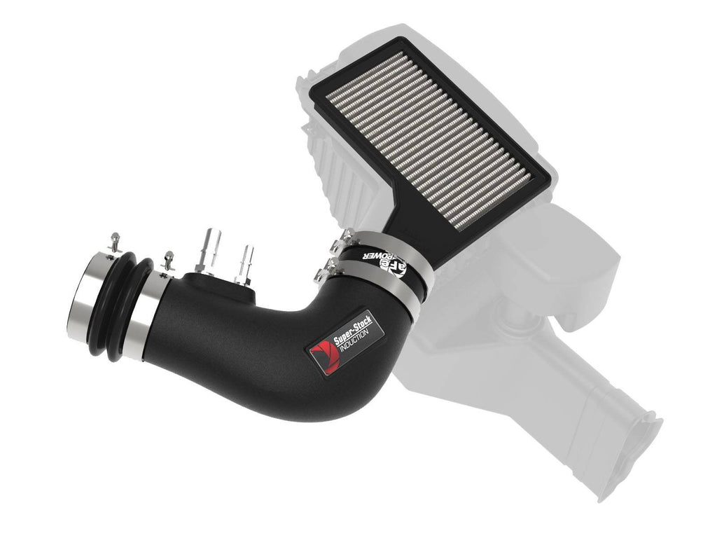 aFe Super Stock Induction System Pro Dry S Media 15-17 Ford Mustang V6-3.7L