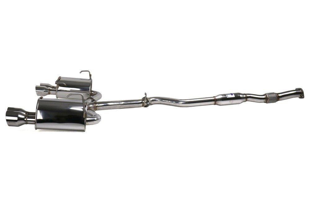 Invidia 15+ Subaru STI 4Dr Q300 Single Layer Stainless Steel Quad Tip Cat-Back Exhaust