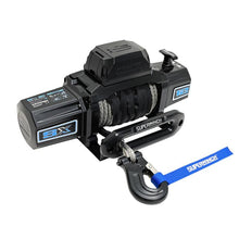 画像をギャラリービューアに読み込む, Superwinch 12000 LBS 12V DC 3/8in x 80ft Synthetic Rope SX12SR Winch - Semi Gloss Black