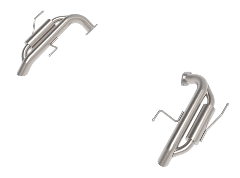 aFe Takeda 2-1/2in 304 Stainless Steel Axle-Back Hi-Tuck Exhaust System Subaru Outback 20-26 H4-2.4L