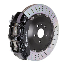 画像をギャラリービューアに読み込む, Brembo 21+ Model S Plaid/Model X Plaid Front GT BBK 6 Piston Cast 405x34 2pc Rotor Drilled-Black