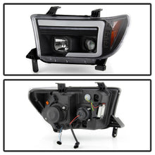 画像をギャラリービューアに読み込む, Spyder 07-09 Toyota Tundra Projector Headlights - Black (PRO-YD-TTU07V3PL-SEQ-BK)