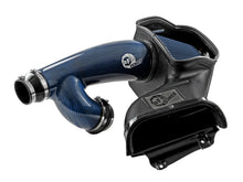 画像をギャラリービューアに読み込む, aFe 17-24 Ford F-150 Track Series Blue Kevlar Carbon Fiber C/A Intake System w/Black Pro 5R Filter