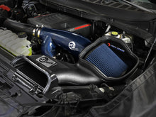 画像をギャラリービューアに読み込む, aFe 17-24 Ford F-150 Track Series Blue Kevlar Carbon Fiber C/A Intake System w/Black Pro 5R Filter