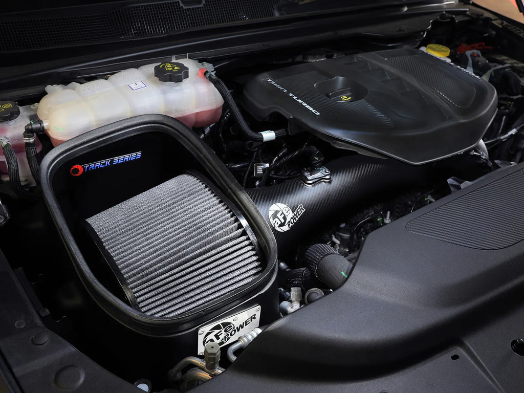 aFe 2025+ Dodge Ram 1500 RHO Track Series Carbon Fiber Cold Air Intake System w/ Pro Dry S
